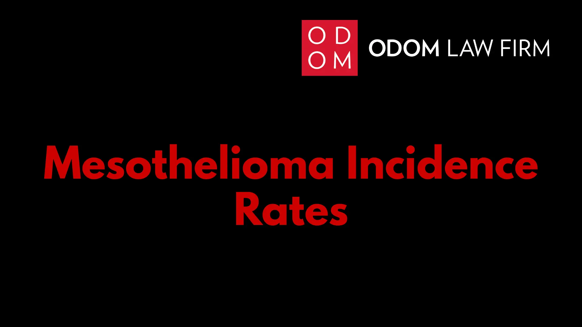 Mesothelioma Incidence Rates